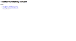 Desktop Screenshot of mewburn.net